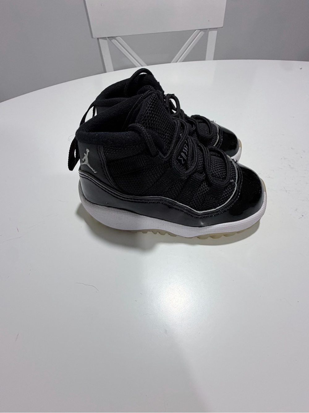 Baby Jordan Black and White BREAD 11’s Sneakers